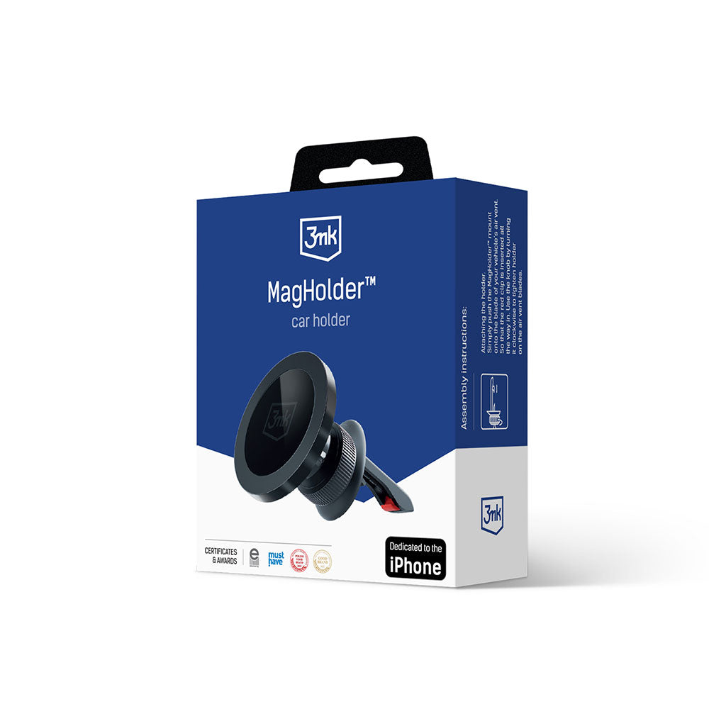 Suporte Auto Magnético 3MK MagHolder, Universal, Preto