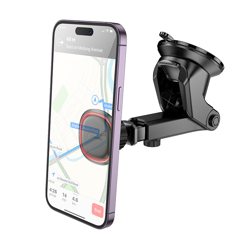 Suporte Automóvel Magnético Borofone BH125 Roman, Universal, Preto