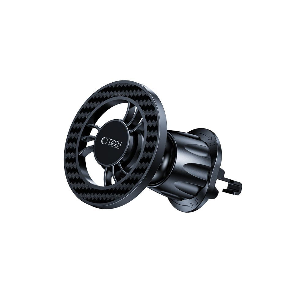 Suporte Auto Magnético Tech-Protect N56 Carbon Vent, Universal, Preto