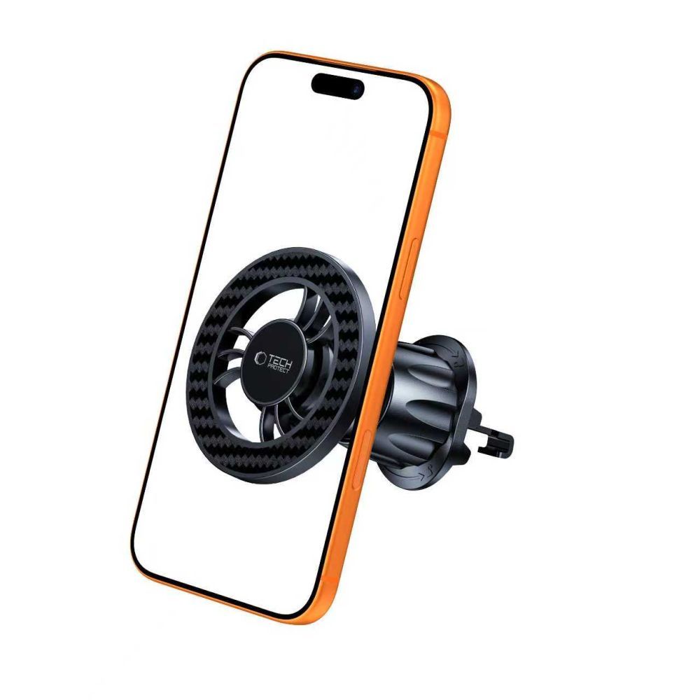 Suporte Auto Magnético Tech-Protect N56 Carbon Vent, Universal, Preto