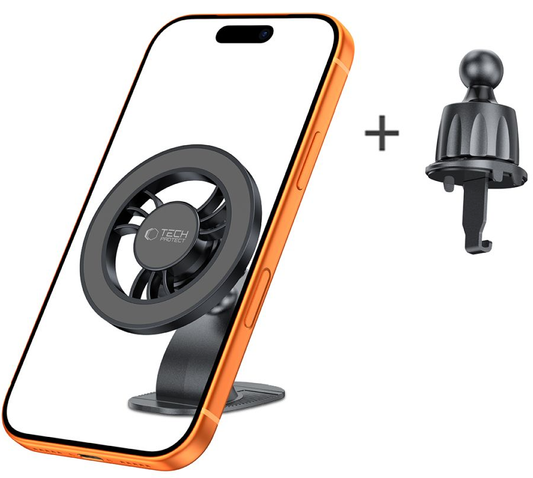 Suporte Automóvel Magnético Tech-Protect N56 2in1 II, Universal, Preto