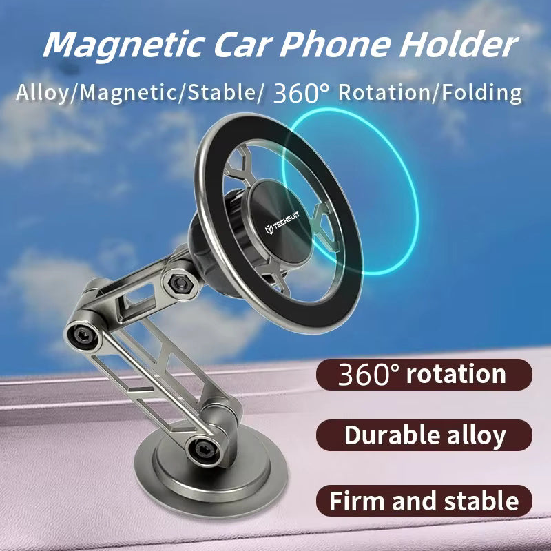 Suporte Auto Magnético Techsuit S14, Universal, Cinzento