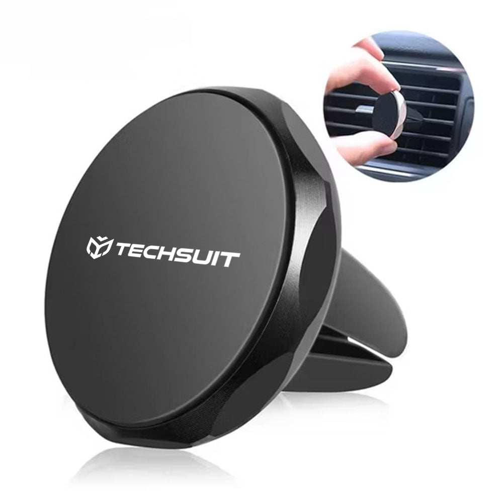 Suporte Auto Magnético Techsuit S9, Universal, Prateado
