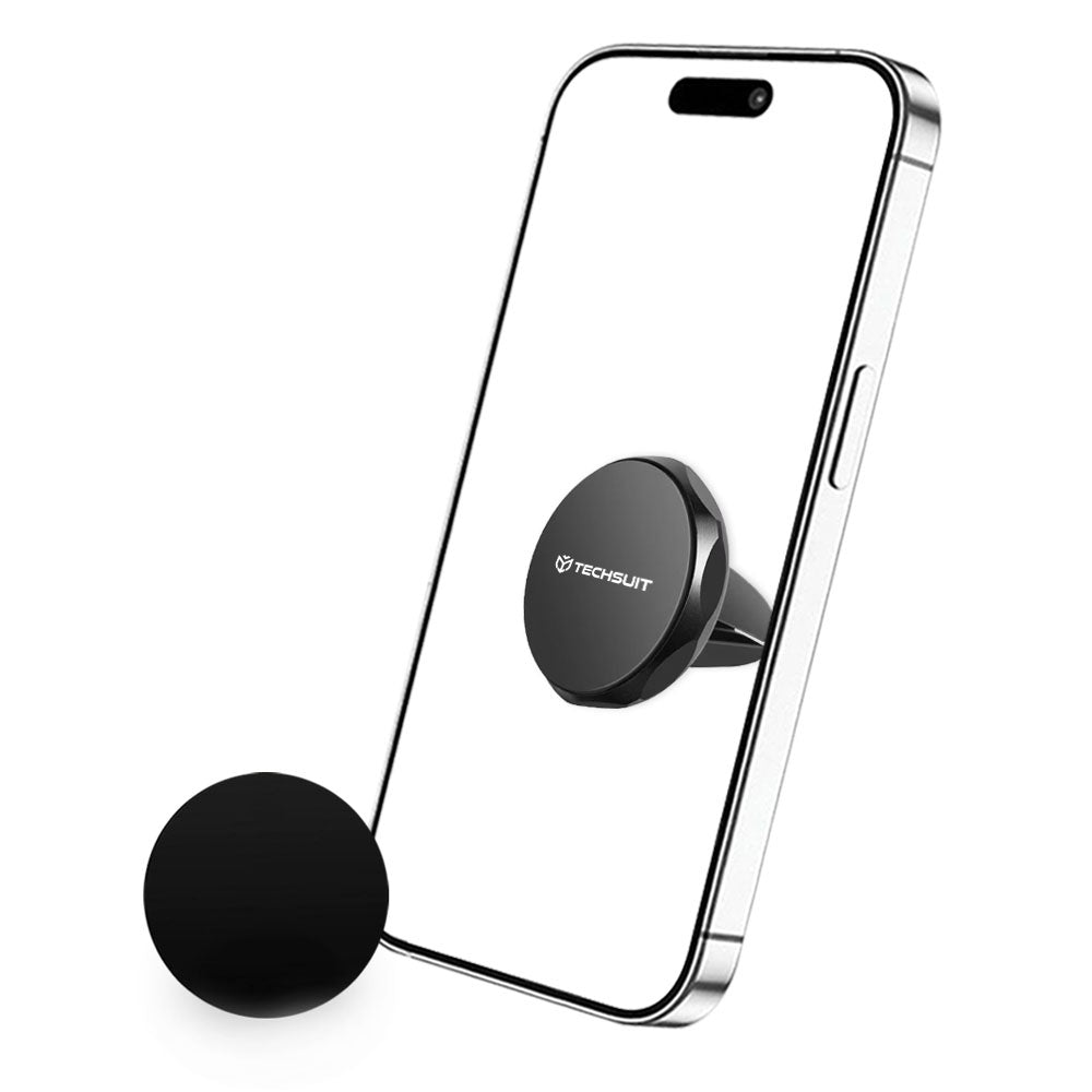 Suporte Auto Magnético Techsuit S9, Universal, Prateado