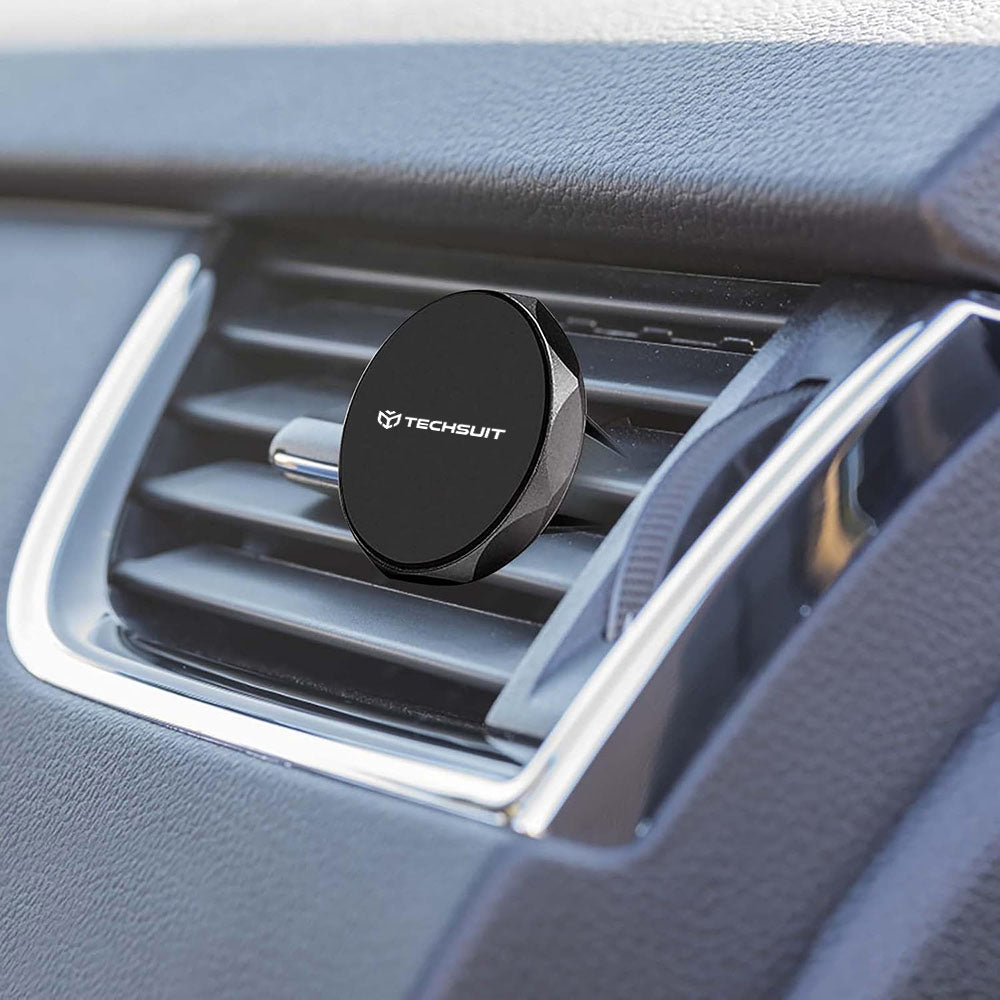 Suporte Auto Magnético Techsuit S9, Universal, Prateado