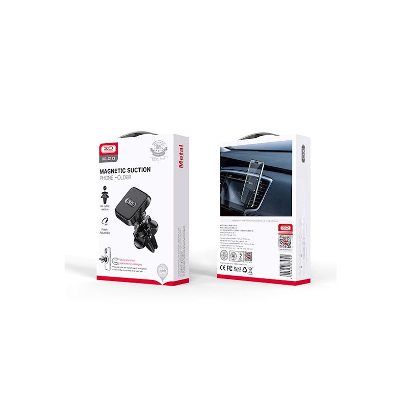 Suporte magnético para automóvel C123 da XO Design, universal, preto