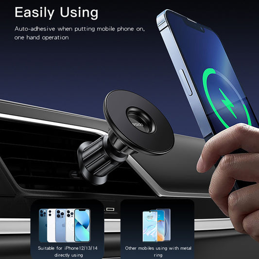 Suporte Auto Magnético Yesido C156, Universal, Preto