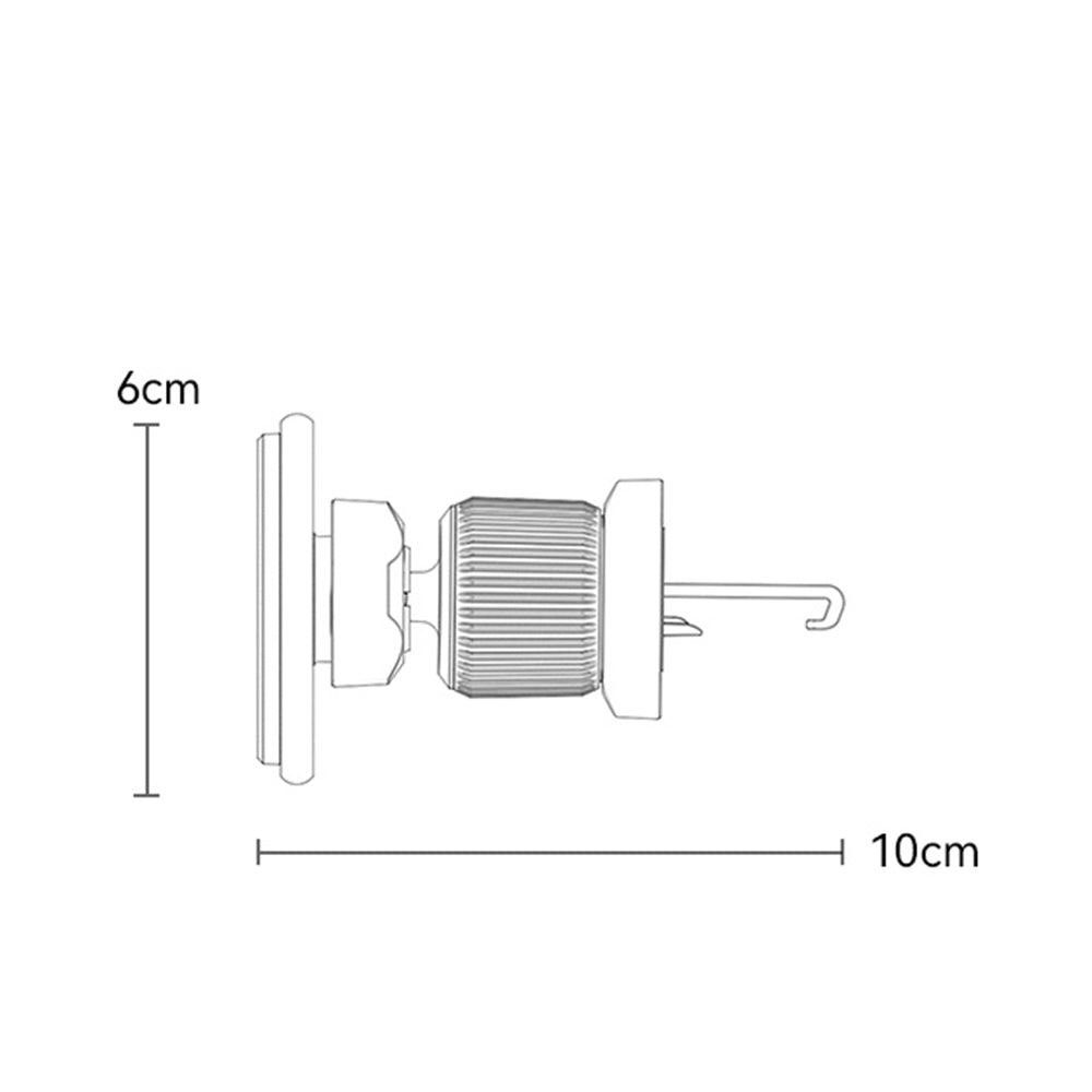 Suporte Auto Magnético Yesido C252, Universal, Preto