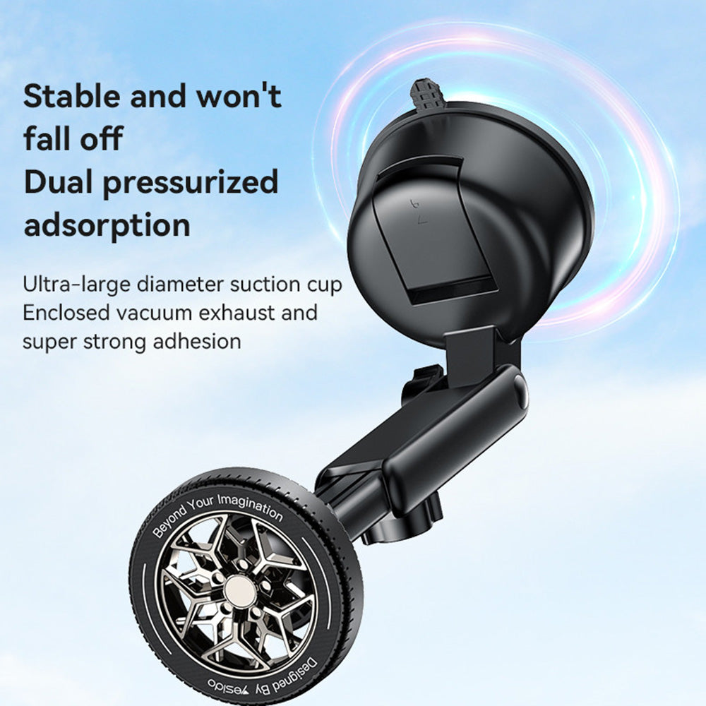 Suporte Auto Magnético Yesido C266, Universal, Preto