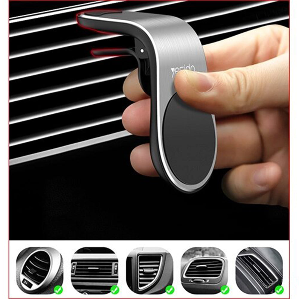 Suporte Auto Magnético Yesido C64, Universal, Preto