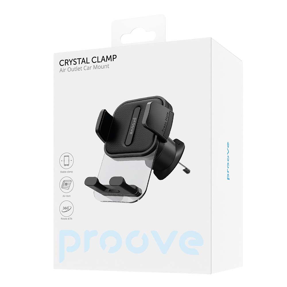 Suporte Auto Proove Crystal Clamp, 4.7inch - 6.9inch, Preto CHCC00000001