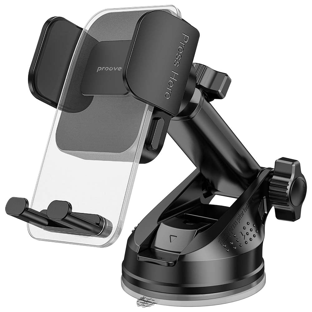 Suporte Auto Proove Crystal Clamp Plus Dash, 4.7inch - 6.9inch, Preto CHCSP0000001