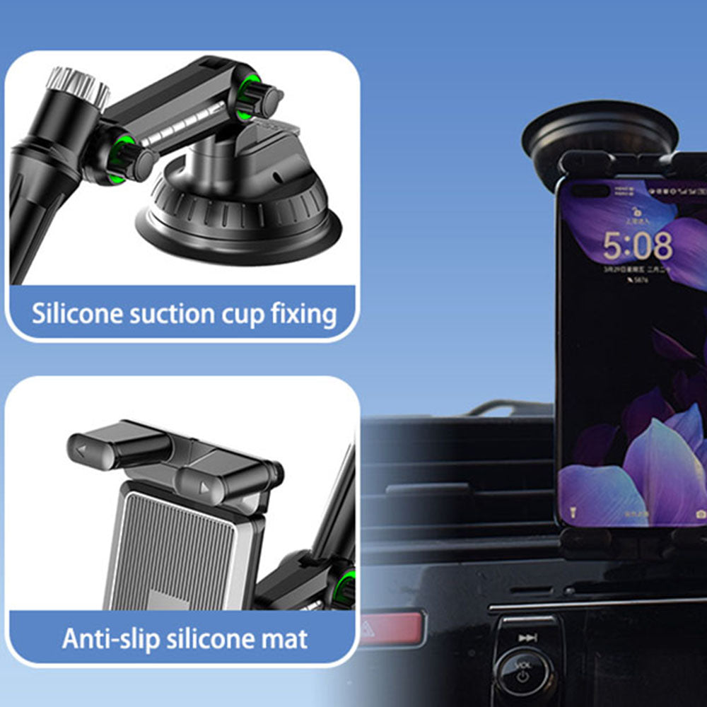 Suporte Auto Techsuit ST1 para Telefone / Tablet, 4.7inch - 12.9inch, Preto