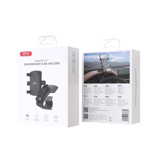 Suporte Auto XO Design C171, 4.7inch - 7.6inch, Preto