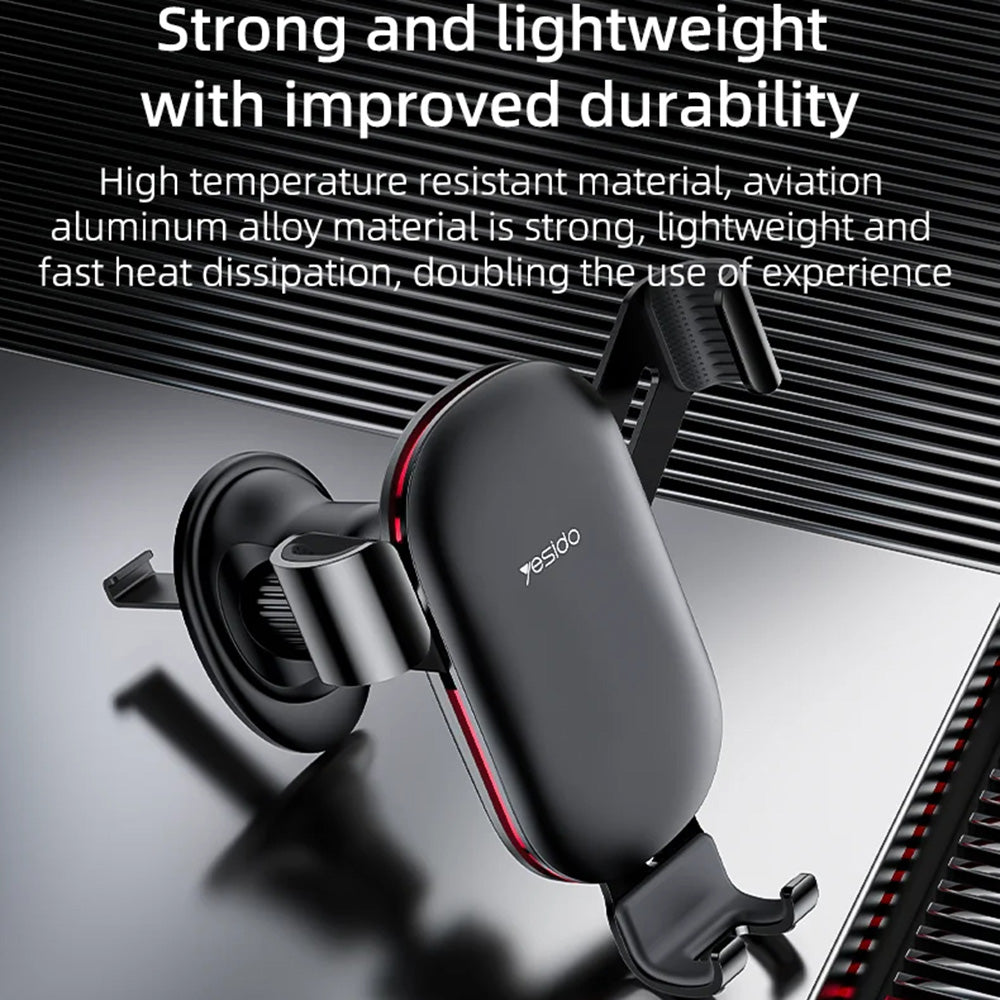 Suporte Auto Yesido C243, Universal, Preto