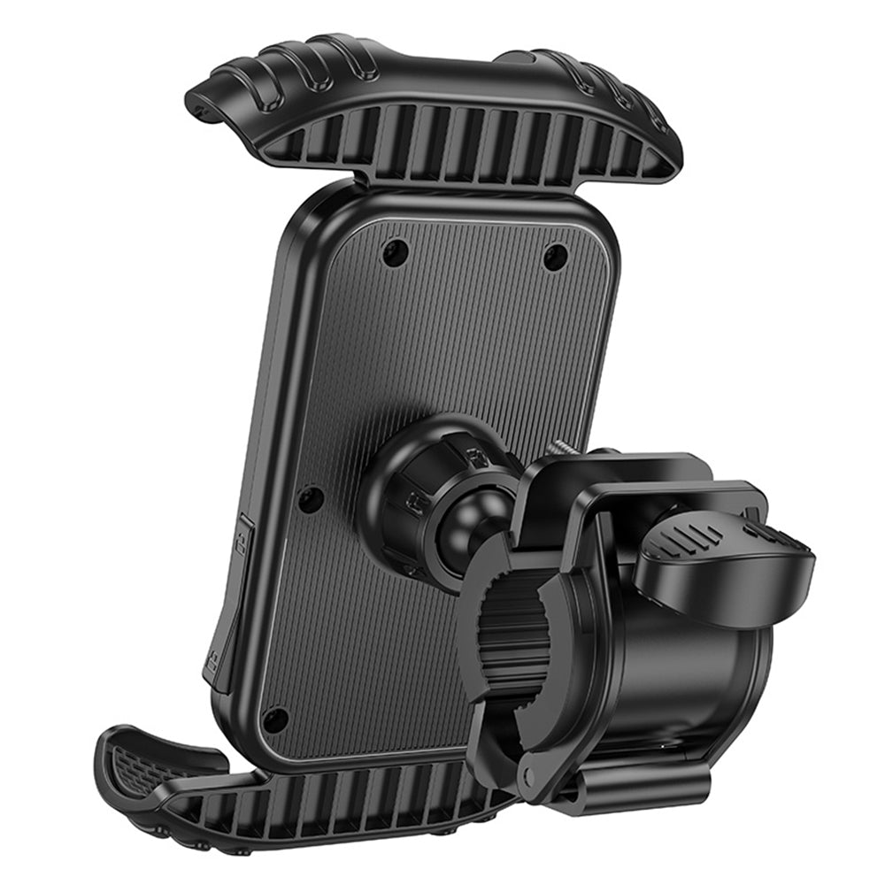 Suporte para Bicicleta e Motocicleta Borofone BH105 Basalt, 4.7 polegadas - 7 polegadas, Preto