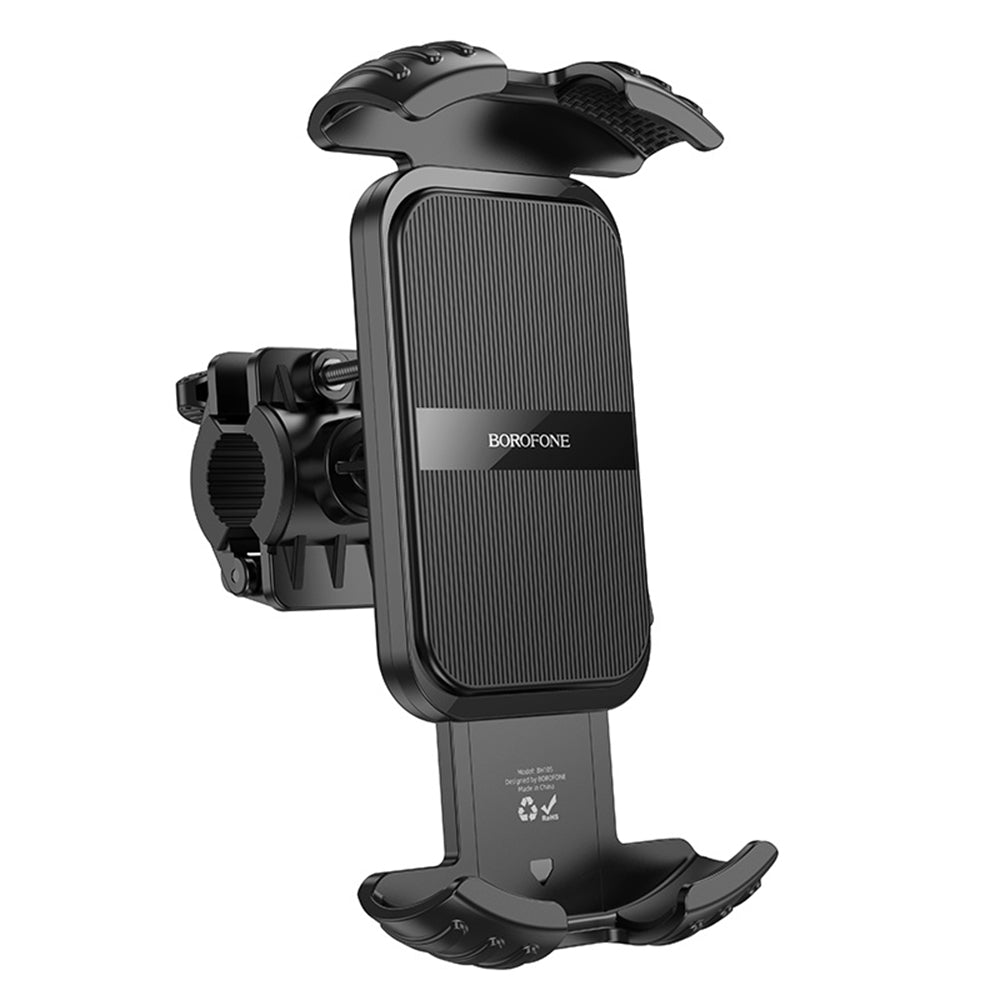 Suporte para Bicicleta e Motocicleta Borofone BH105 Basalt, 4.7 polegadas - 7 polegadas, Preto