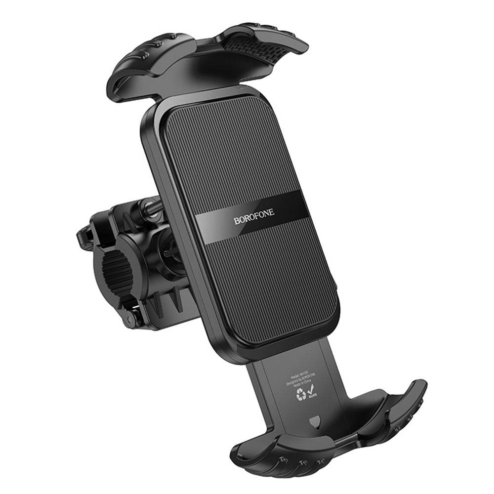 Suporte para Bicicleta e Motocicleta Borofone BH105 Basalt, 4.7 polegadas - 7 polegadas, Preto