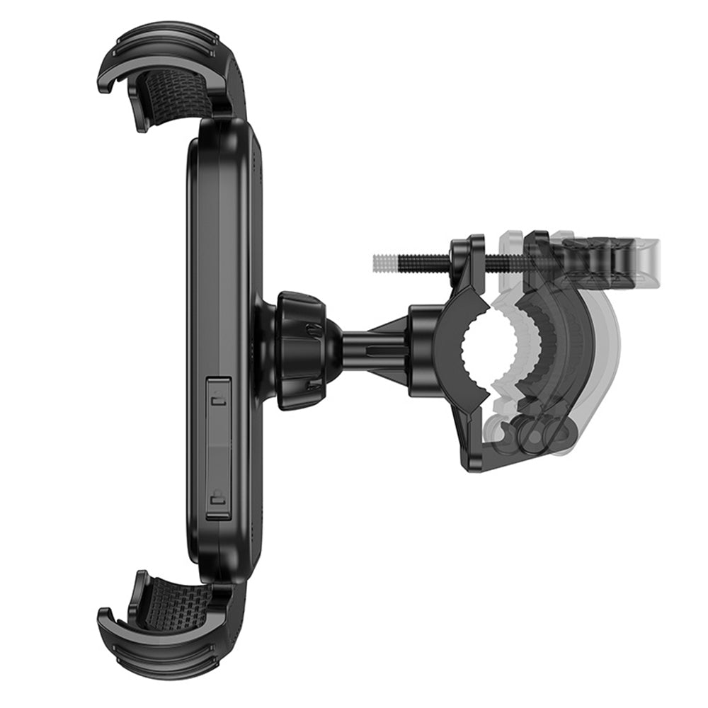 Suporte para Bicicleta e Motocicleta Borofone BH105 Basalt, 4.7 polegadas - 7 polegadas, Preto