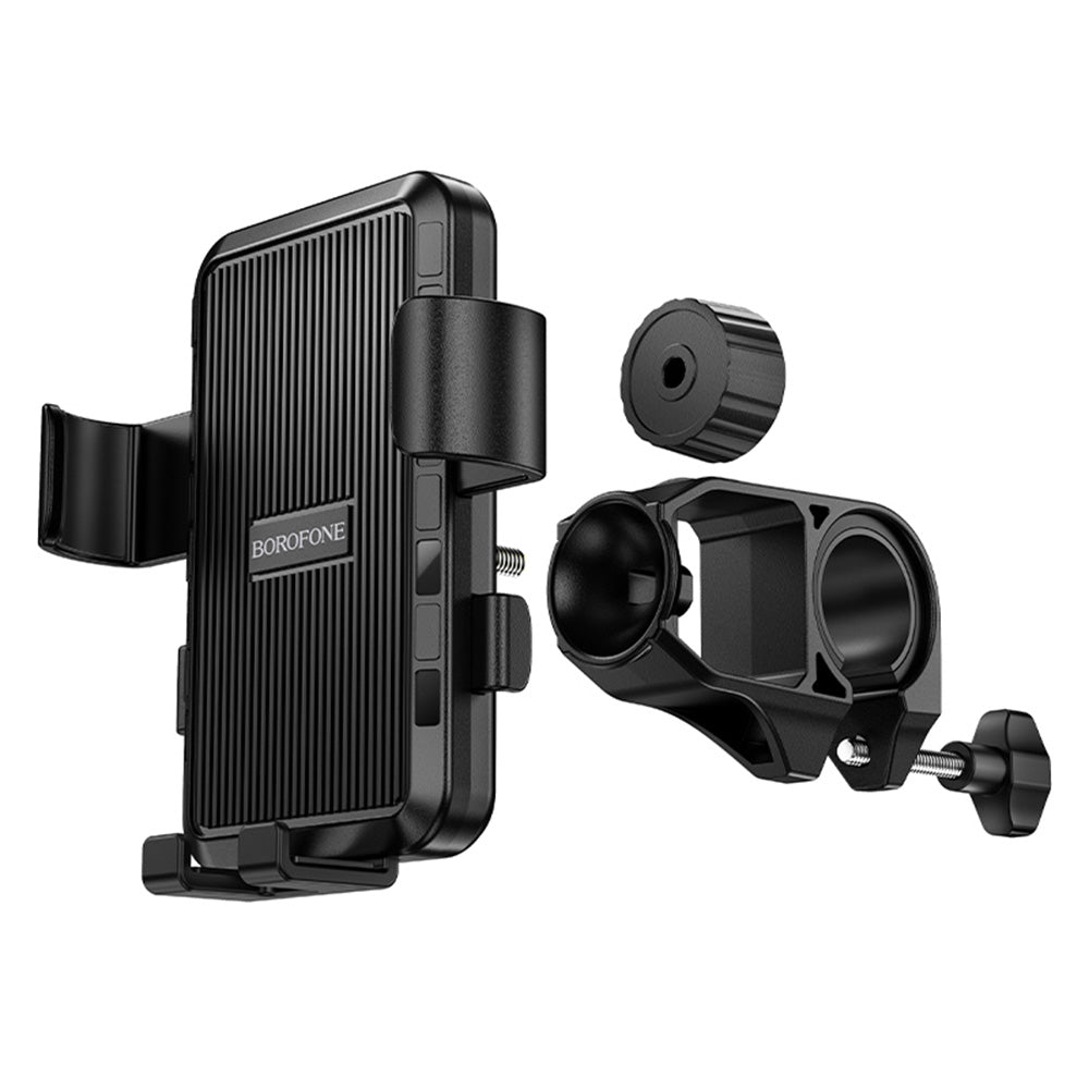 Suporte para Bicicleta e Motocicleta Borofone BH13 Knight, 4.5 polegadas - 7 polegadas, Preto