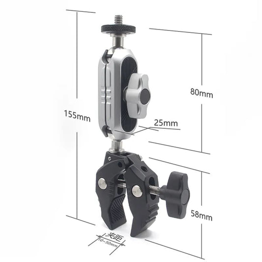 Suporte de Bicicleta para Câmara Desportiva Techsuit JX-006 para GoPro, Preto