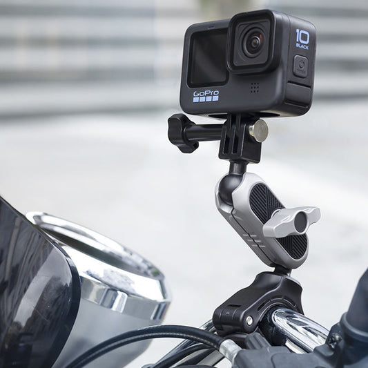 Suporte de Bicicleta para Câmara Desportiva Techsuit JX-008 para GoPro, Cinzento