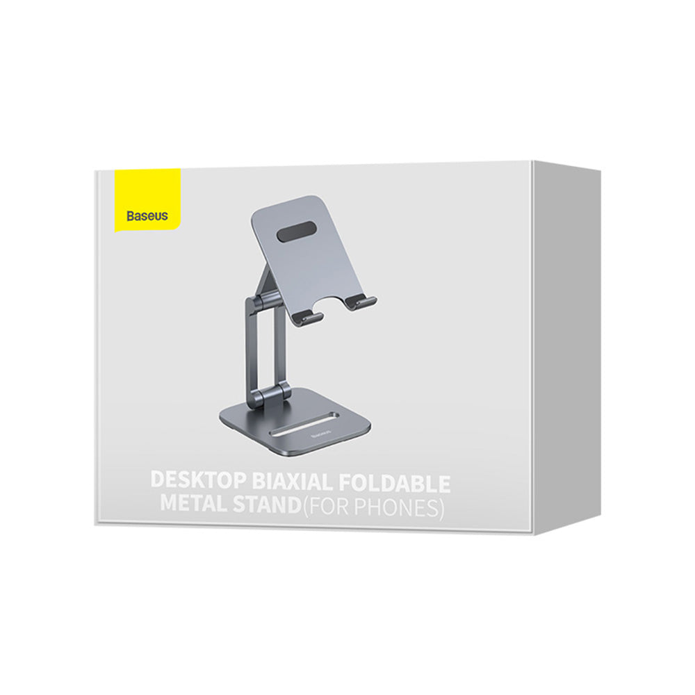 Suporte de Escritório Baseus Biaxial para Telefone / Tablet, Universal, Cinza LUSZ000013