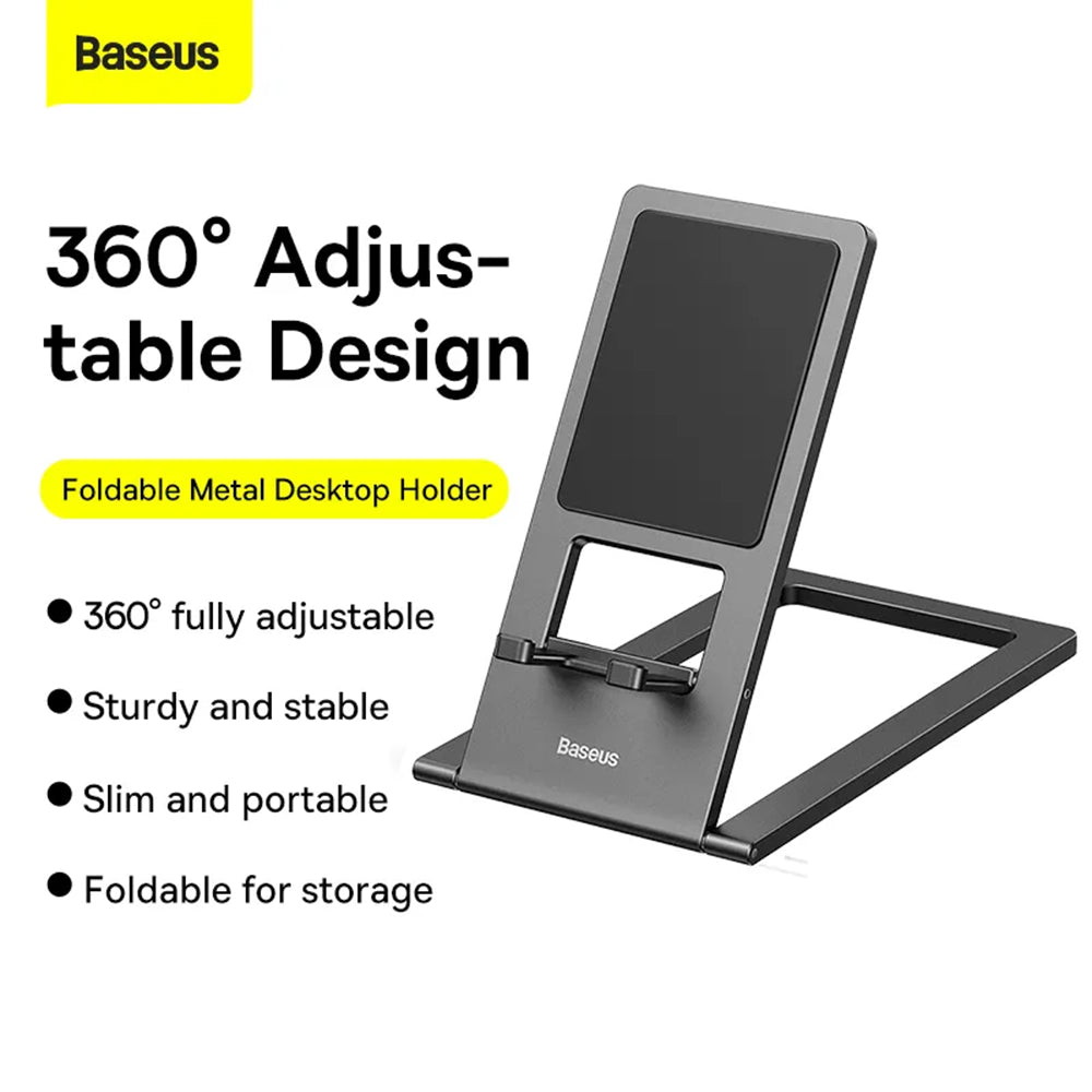 Baseus Foldable Desk Stand, Universal, Black LUKP000013