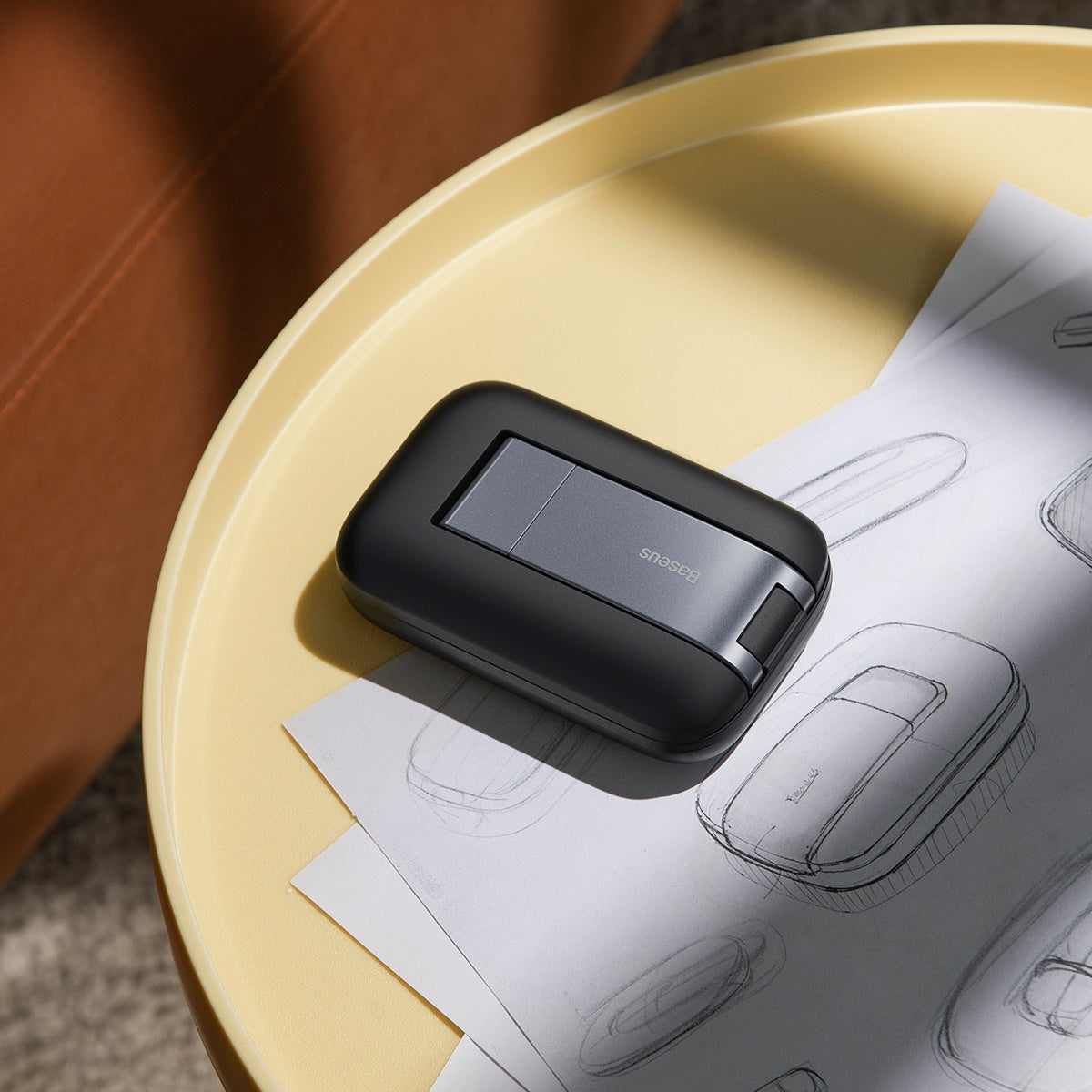 Suporte de Escritório Baseus Seashell, Universal, Preto B10551500111-00