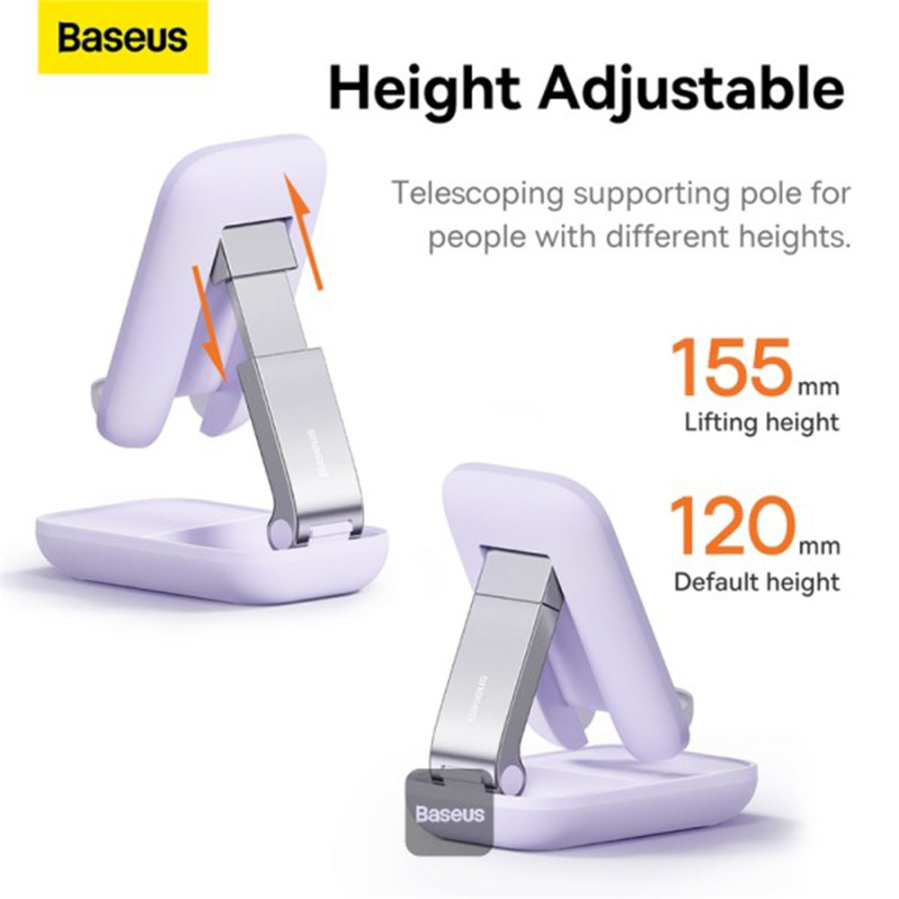 Suporte de Escritório Baseus Seashell, Universal, Roxo B10551500511-00