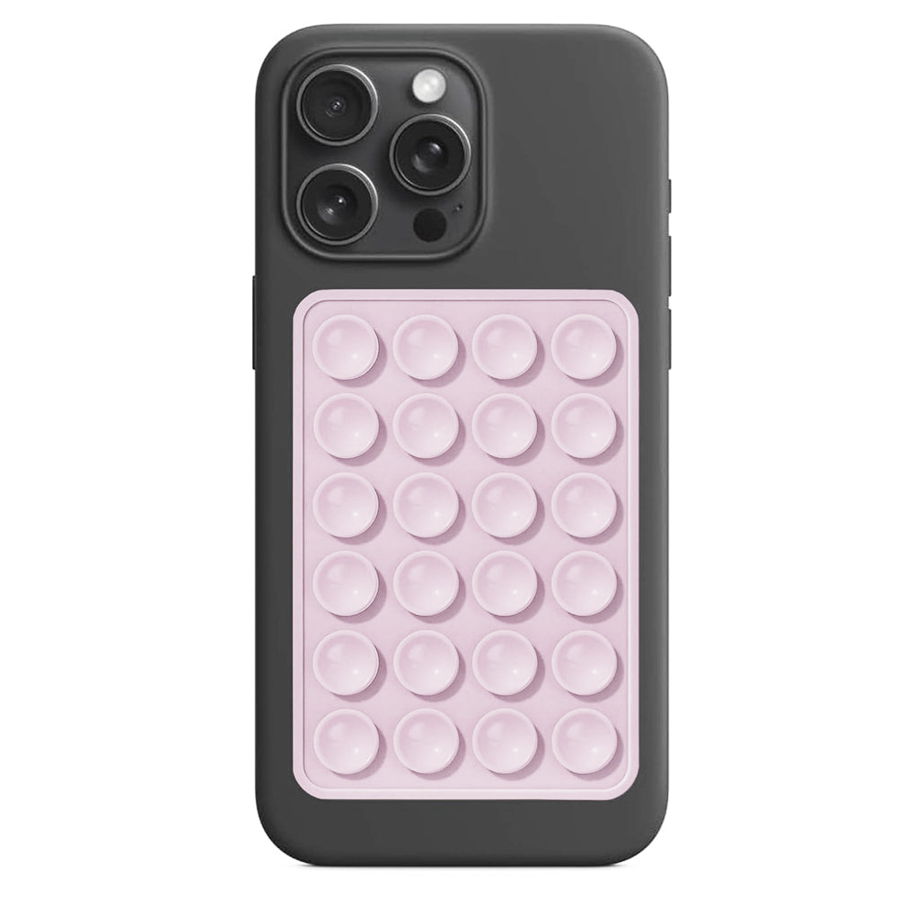 Suporte com Ventosas Techsuit SL-PAD, Rosa Pastel