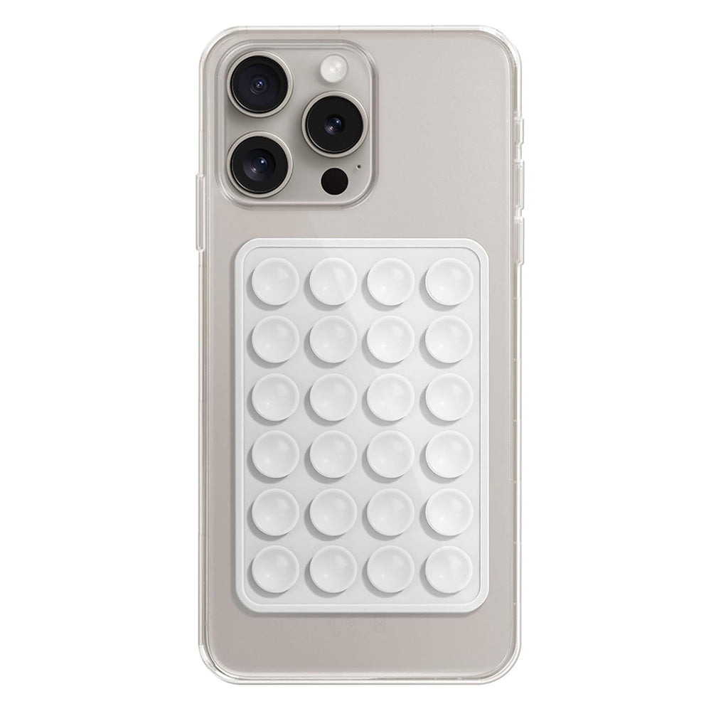 Suporte com Ventosas Techsuit SW-PAD, Branco