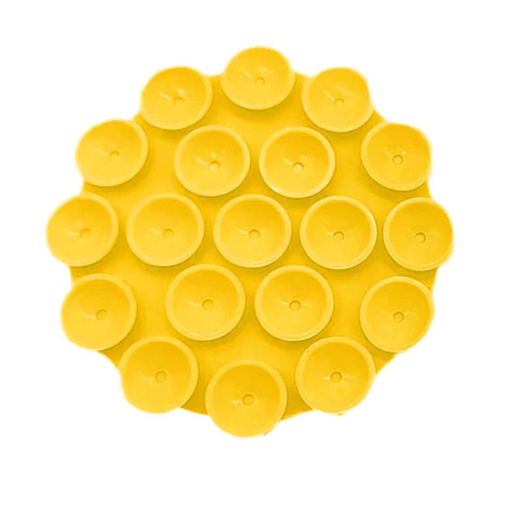 Suporte com Ventosas Techsuit SY-CUP, Amarelo