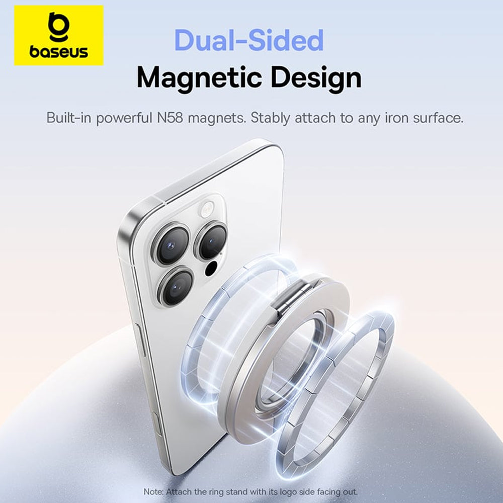 Suporte Anel Baseus MagPro 3, Universal, Branco S0TY002131