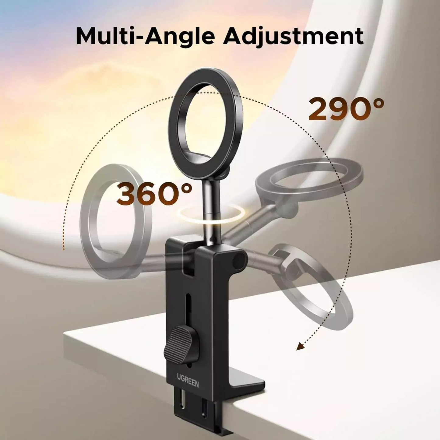 Suporte Magnético UGREEN LP863, Universal, Preto