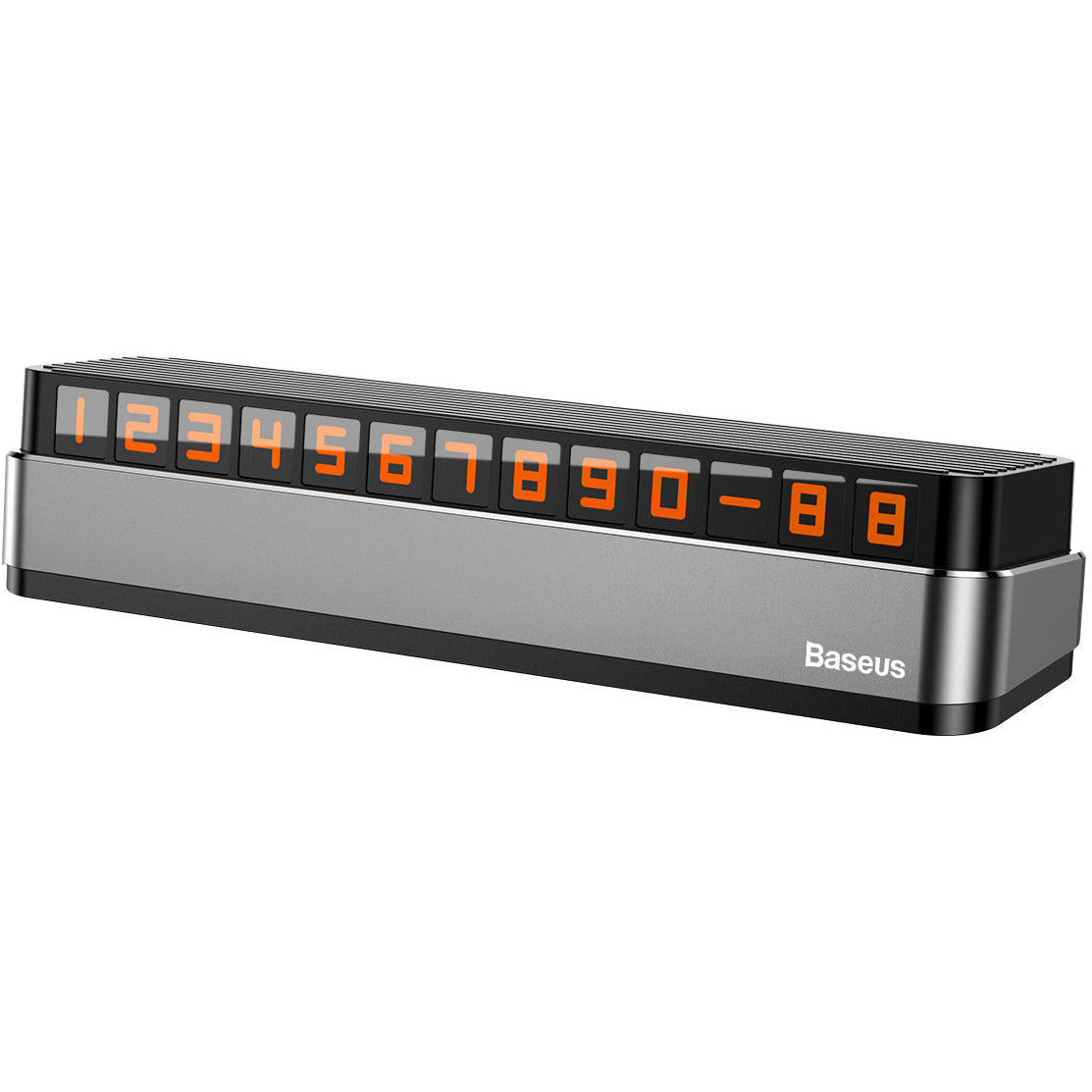 Suporte para Número de Telefone Automóvel Baseus Moonlight Box, Cinza ACNUM-B0G