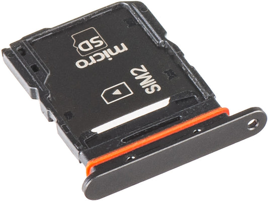 Suporte SIM - Cartão HMD Skyline, Preto (Twisted Black), Service Pack HQ25602000101W0