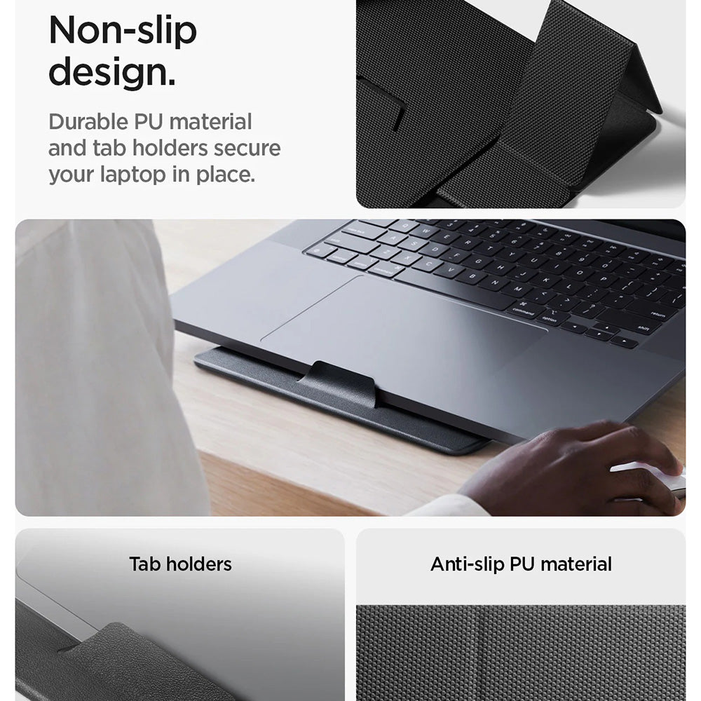 Suporte Spigen Slim Fold LD201-S8 para Laptop até 16 polegadas, Preto AMP11117