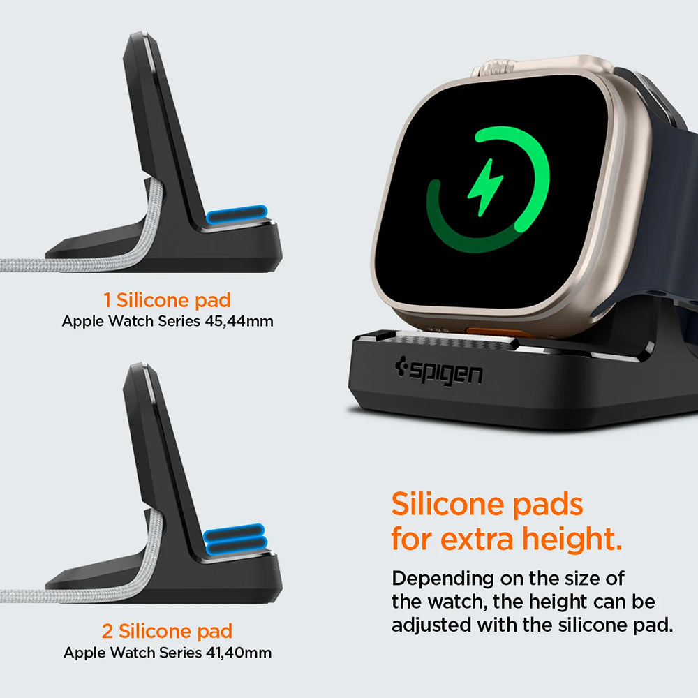 Suporte Spigen Rugged Armor para Apple Watch Series, Preto AMP05764