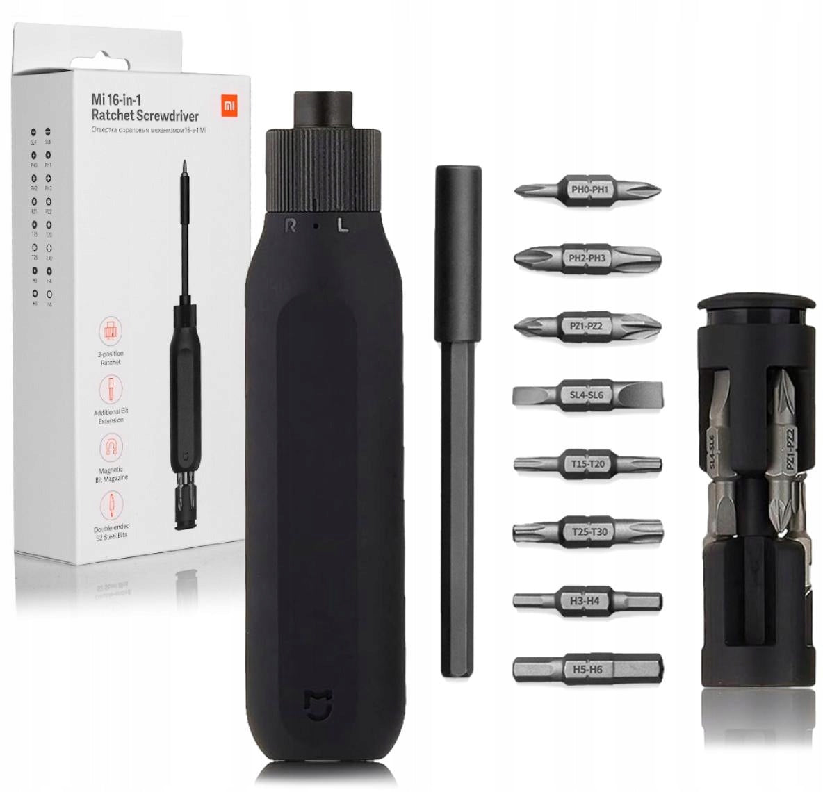 Chave de fendas Xiaomi Ratchet, 16 em 1 BHR4779GL