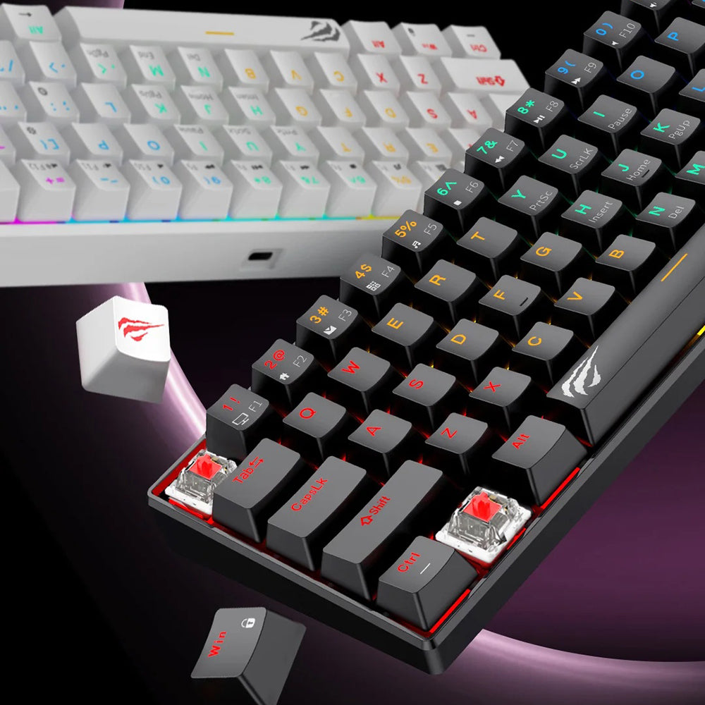 Wired USB Gaming Keyboard HAVIT KB903L, RGB, 1.8m, Black