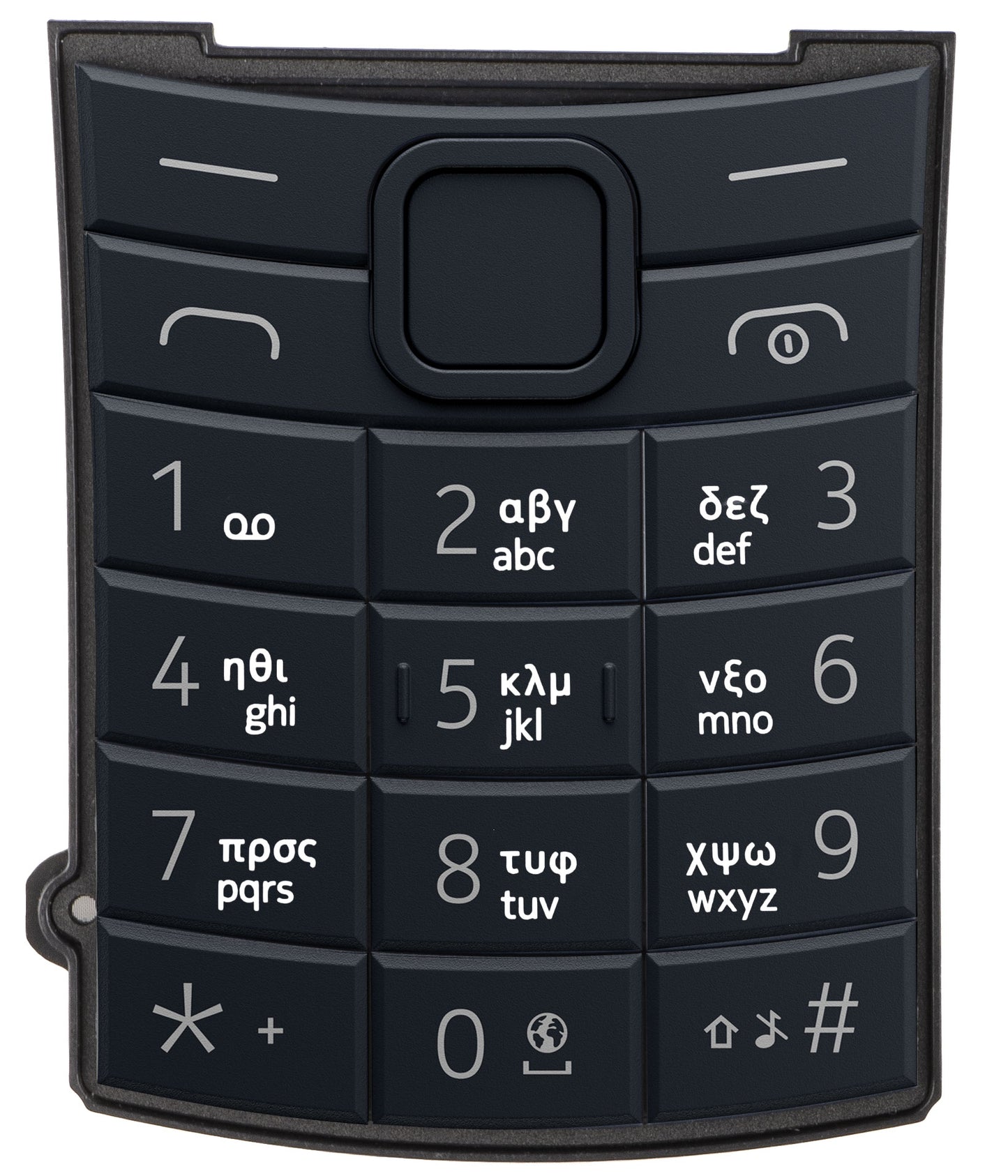 Teclado Grego para Nokia 110 4G 2ª Edição, Azul
