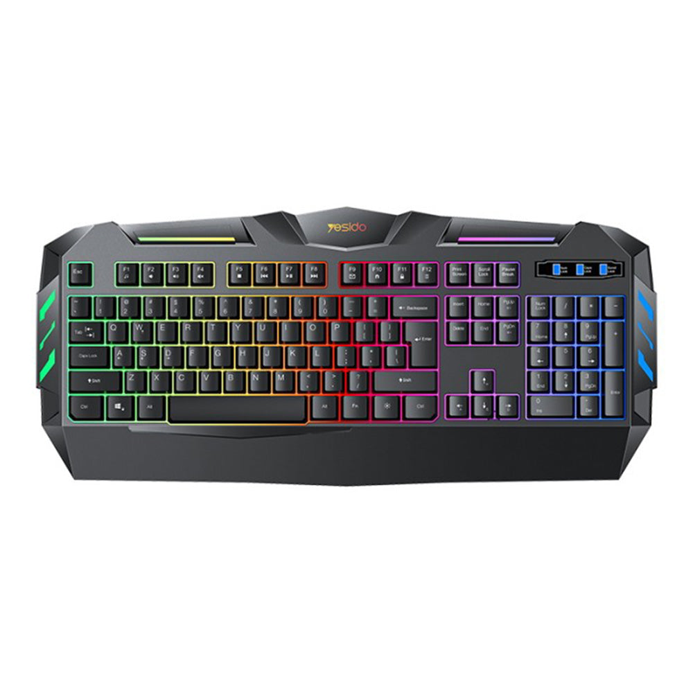 Yesido KB21 Wired USB Gaming Keyboard, RGB, 1.5m, Black