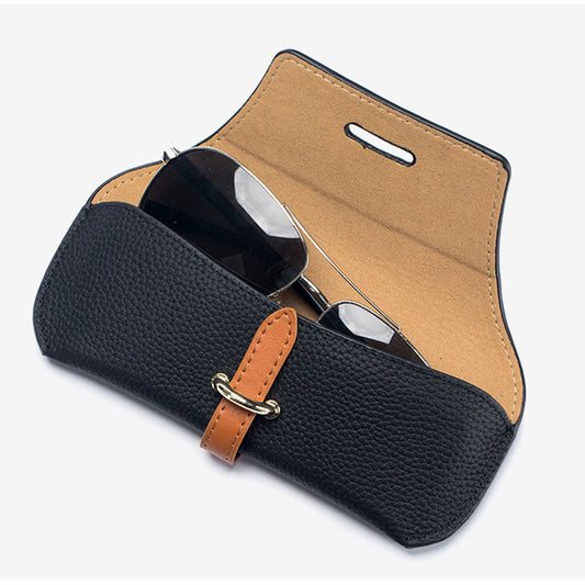 Estojo para Óculos Techsuit ETL3, 170mm x 65mm x 20mm, Castanho