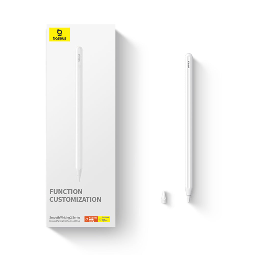 Touch Pen Baseus Smooth Writing 2 Series para Apple iPad, Versão Ativa, Branco P80015805211-00