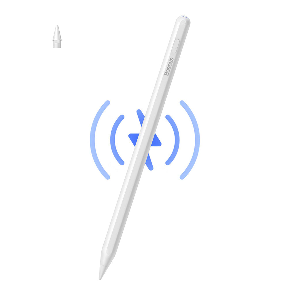 Touch Pen Baseus Smooth Writing 2 Series para Apple iPad, Versão Wireless Ativa, Branco SXBC080102