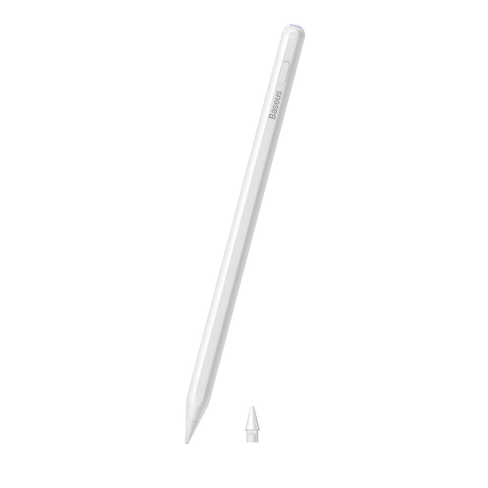 Touch Pen Baseus Smooth Writing 2 Series para Apple iPad, Versão Wireless Ativa, Branco SXBC080102