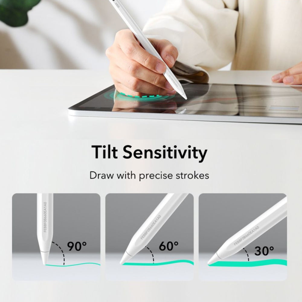 Touch Pen ESR Geo para Apple iPad, Versão Ativa, Branco
