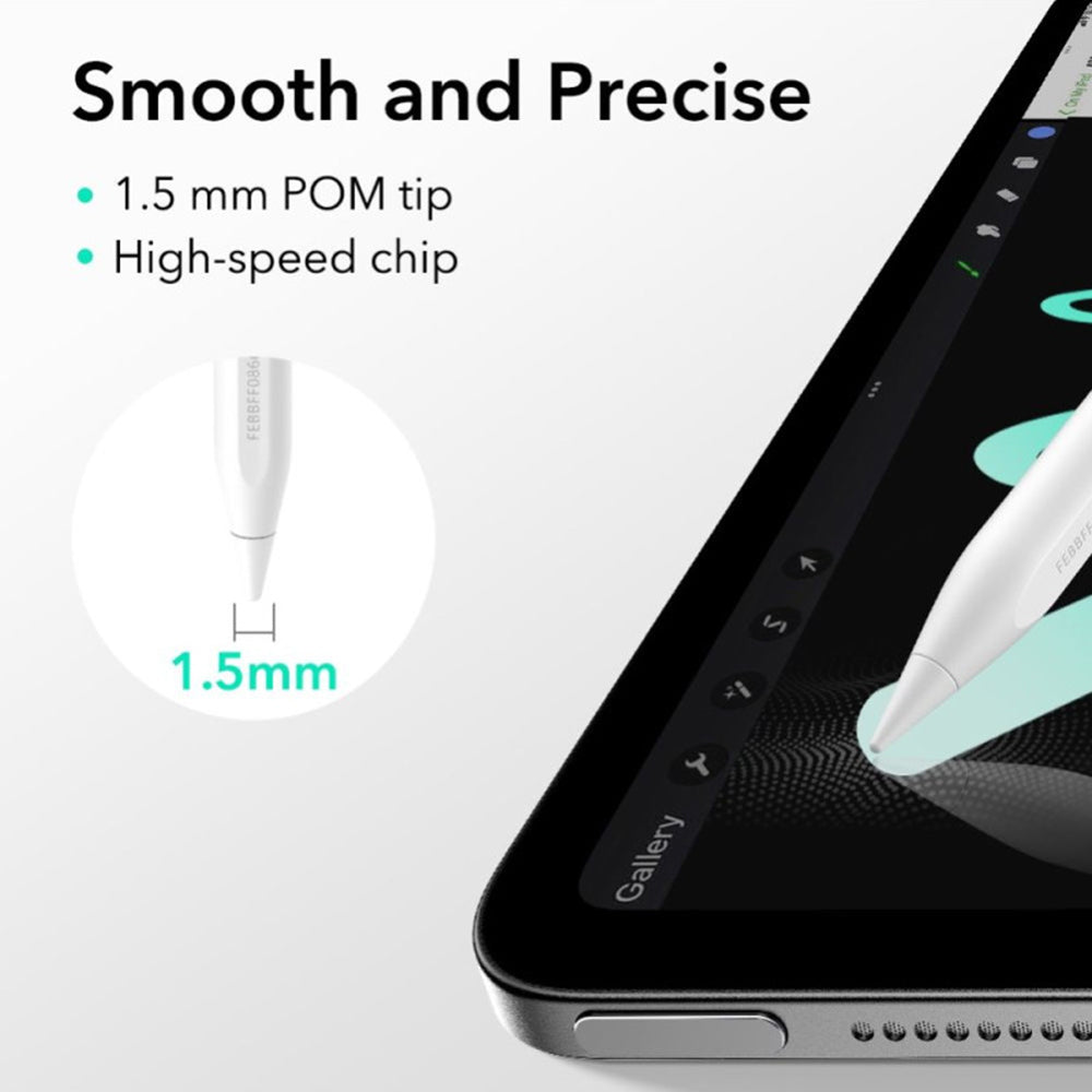 Touch Pen ESR Geo para Apple iPad, Versão Ativa, Branco