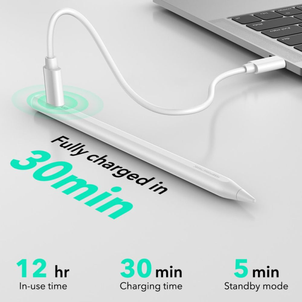 Touch Pen ESR Geo para Apple iPad, Versão Ativa, Branco